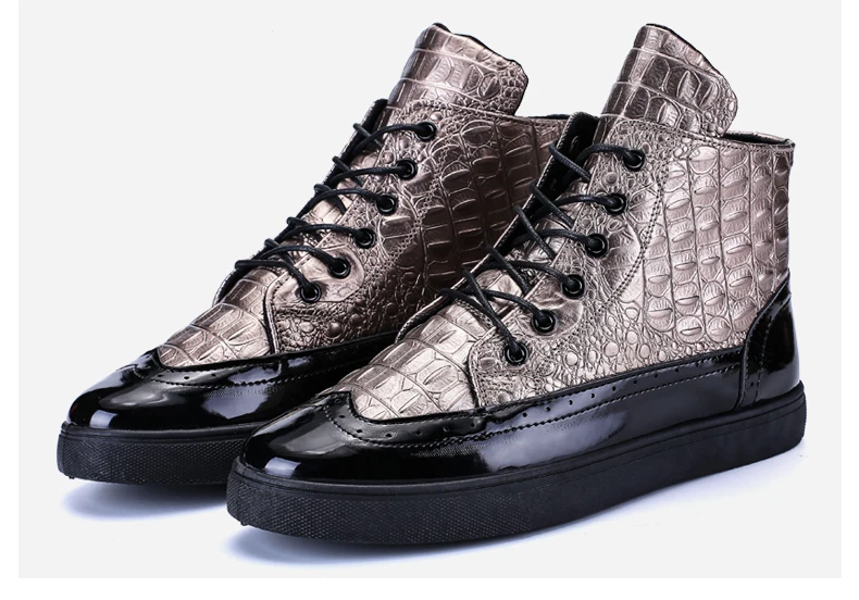 Brand Men's Boots Street Style Punk Canvas Male Shoes Retro Trending Black Casual Bot Leather Ankle Boot Boots Men (15)