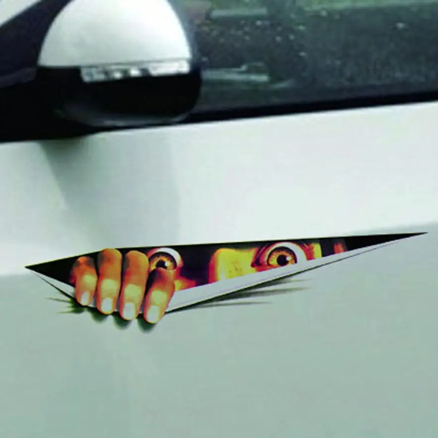 happy halloween car wall home 3d sticker mural decor decal removable terror new car body decal motorcycle decorations sticker