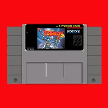 Супер turrican 2 16 бит большой серый карточная игра для США NTSC игры