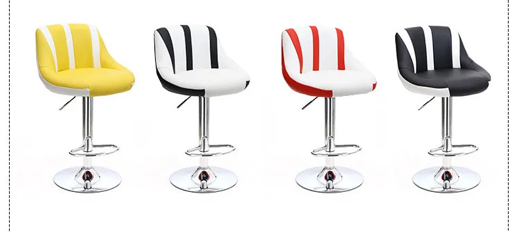 Высококачественный регулируемый по высоте барный стул вращающийся Регулируемый высота барный стул из нержавеющей стали Stent cadeira 16 цветов