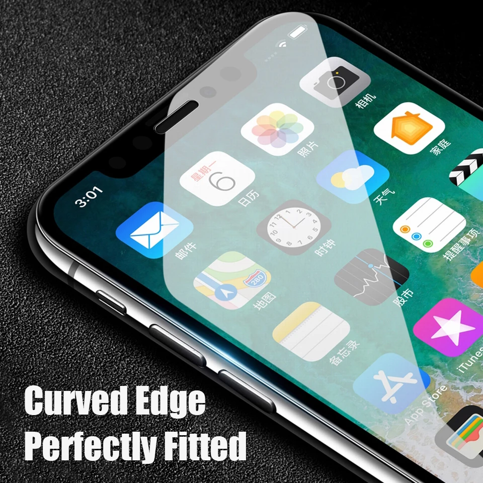 3 шт 9D Полное стекло для iPhone 8 Plus 7 6 защита экрана на Защита 6s стекло|Защитные