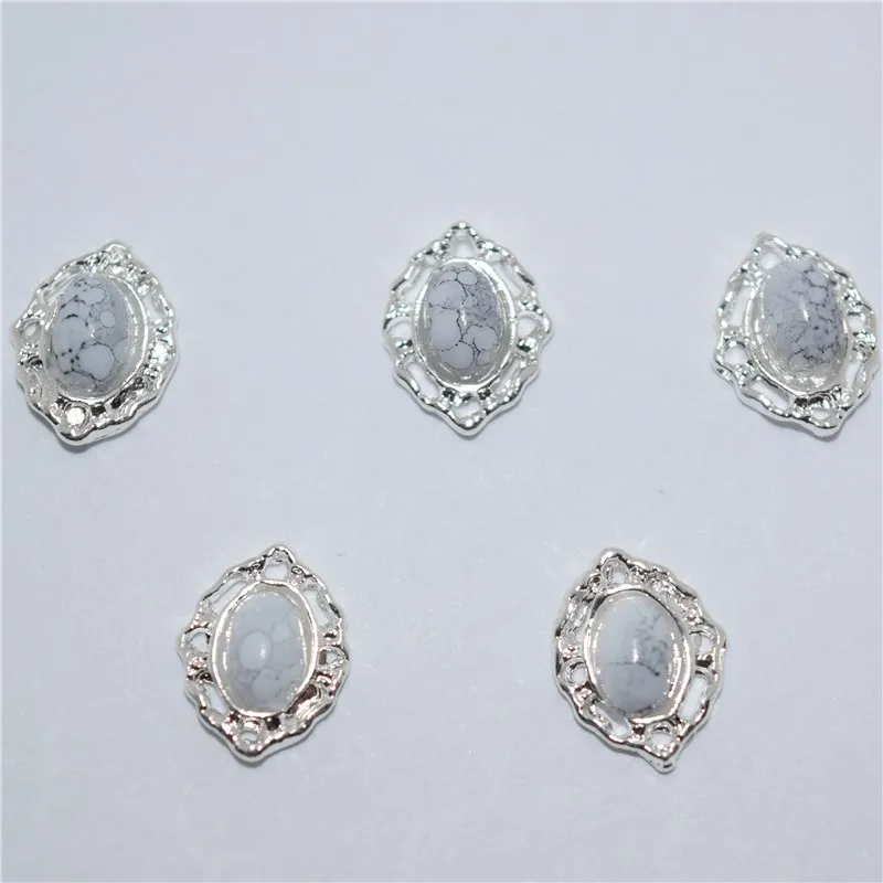 10psc новые ретро 3D украшения для ногтей подвески из сплава Стразы #043|rhinestone hot fix