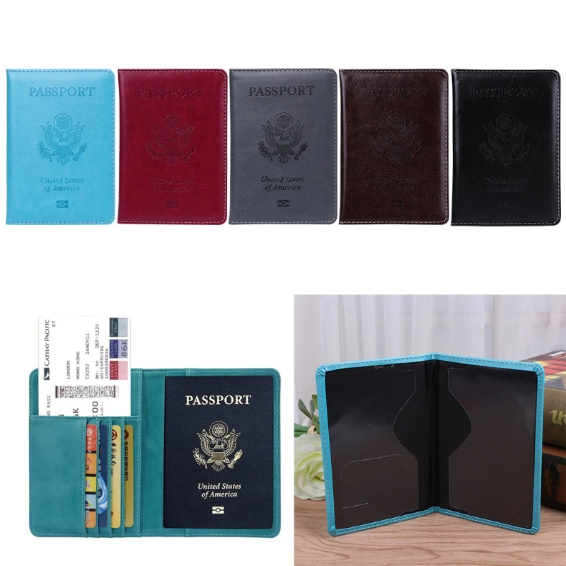 Модный новый паспорт путешествия Синтетическая кожа Органайзер держатель карты чехол Защитная крышка аксессуары для путешествий для