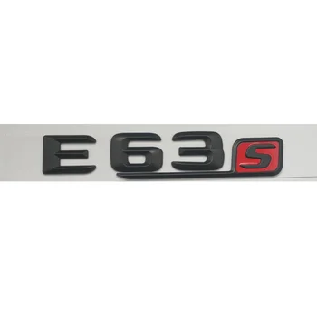 

Matt Black Red 3D " E63s " Car Trunk Rear Letters Number Badge Emblem Emblem Sticker for Mercedes Benz AMG E Class E63 S AMG