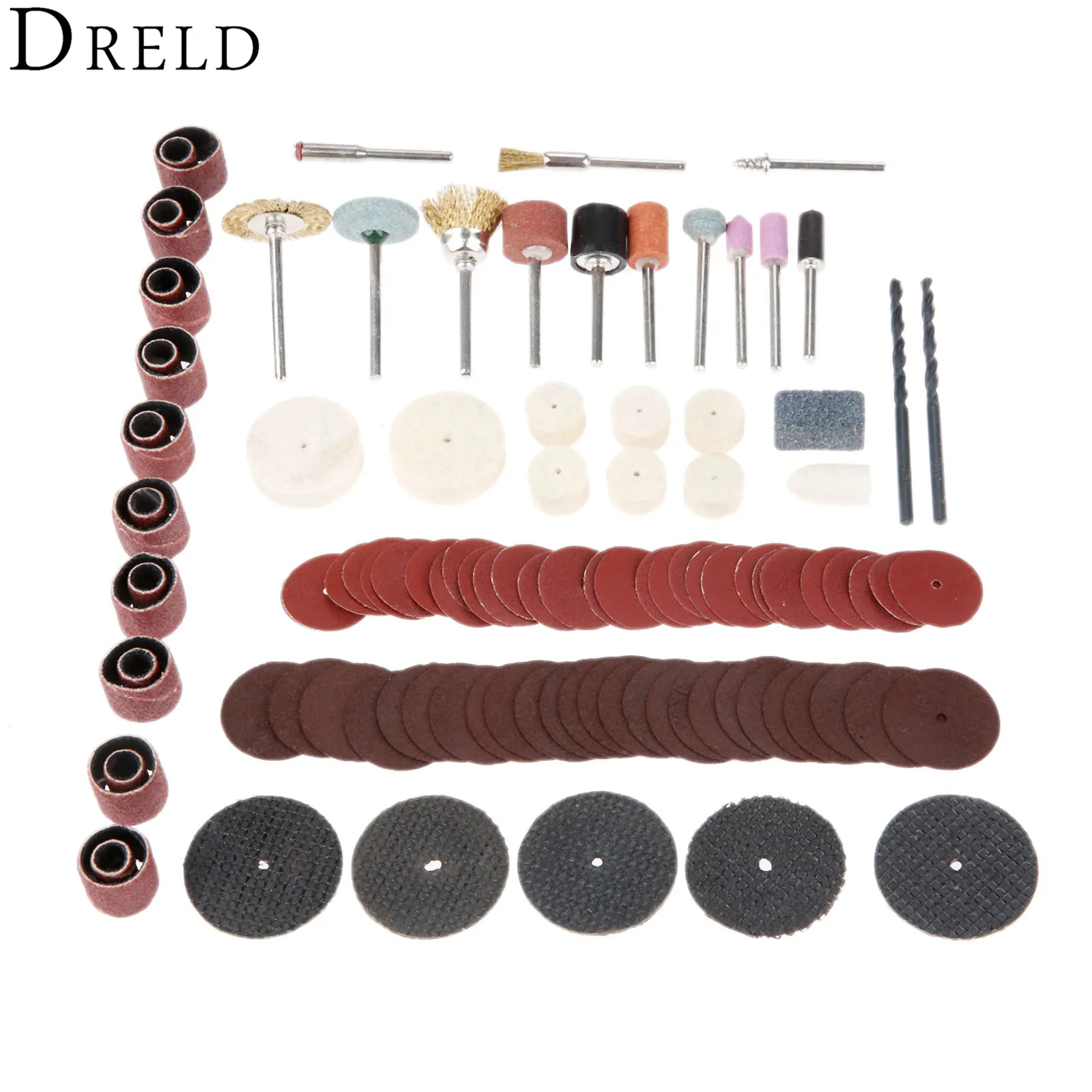 DRELD 106 шт. Dremel аксессуары электрическая дрель гравировка режущая шлифовальная