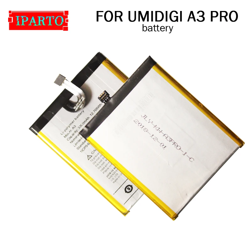 Сменный аккумулятор UMIDIGI A3 PRO 100% оригинальный новый высококачественный большой