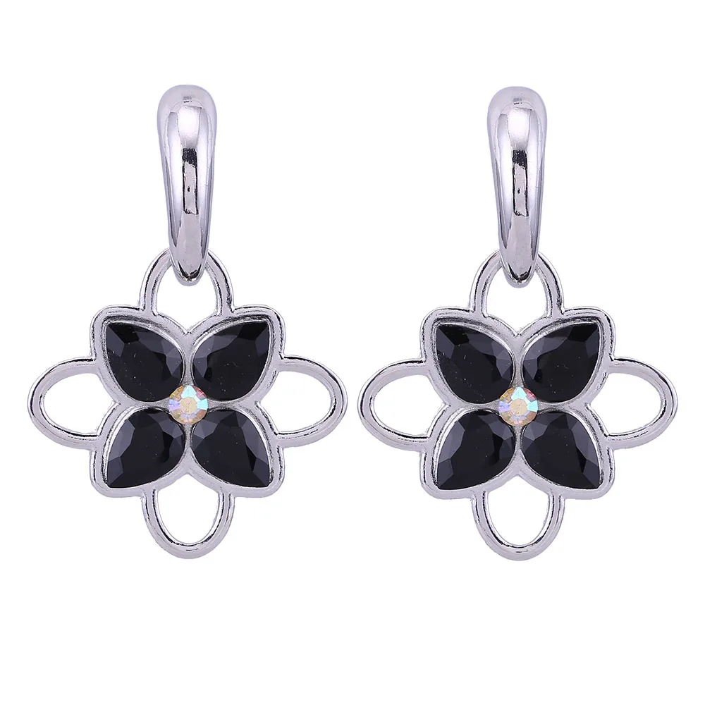 Drop Earrings Black