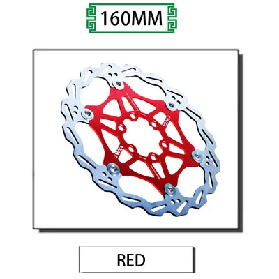 VXM велосипедный тормоз 160 мм/180 мм/203 мм Дисковый Тормоз MTB DH дисковые роторы гидрические тормозные колодки поплавок многоцветный ТОРМОЗНЫЕ КОЛОДКИ ЗАПЧАСТИ для велосипеда - Цвет: 160MM Red