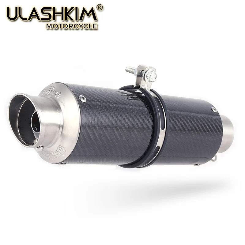 36~51mm Universal Scooter Dirt Bike Motorcycle Exhaust Muffler Escape MT-03 SR400 XJR400 YZF-R3 R25 SR500 XSR700 YZF-R6 XSR900 | Автомобили