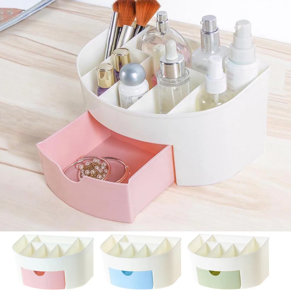 

Newly Drawer Makeup Brushes Storage Box Case Organizer Multiple Compartments For Home DAG-ship Free Shipping