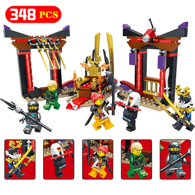 

2018 Ninjagoed Throne Room Showdown Compatible Legoingly Palace of Secrets Harumi Model Building Blocks Toys For Children