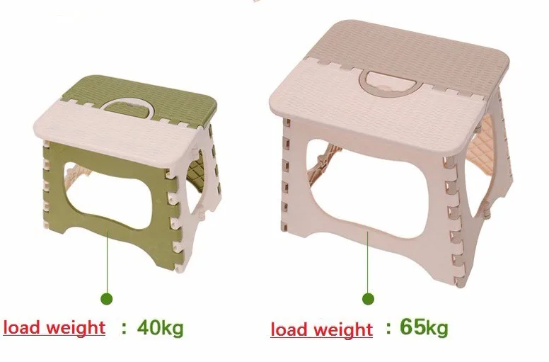 Складной стул высокого качества детский с толстым пластиковым складывающимся табуретом портативный складной Открытый 2 цвета 2 размера