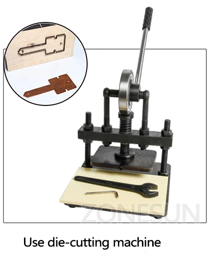 ZONESUN T9 Custom Cut Out Leather Earring Cutting Die Steel Rule Die Leather Tools For Die Cutting Machine Press