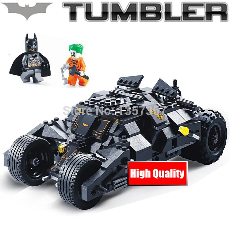 

325pcs Batman The Tumbler Set legoingly DC Super Hero Prisoner Joker Building Blocks Sets Model Bricks Toys for Children