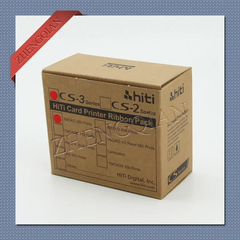 

Original HiTi GB1 YMCKO Color Ribbon for use with hiti CS card printers
