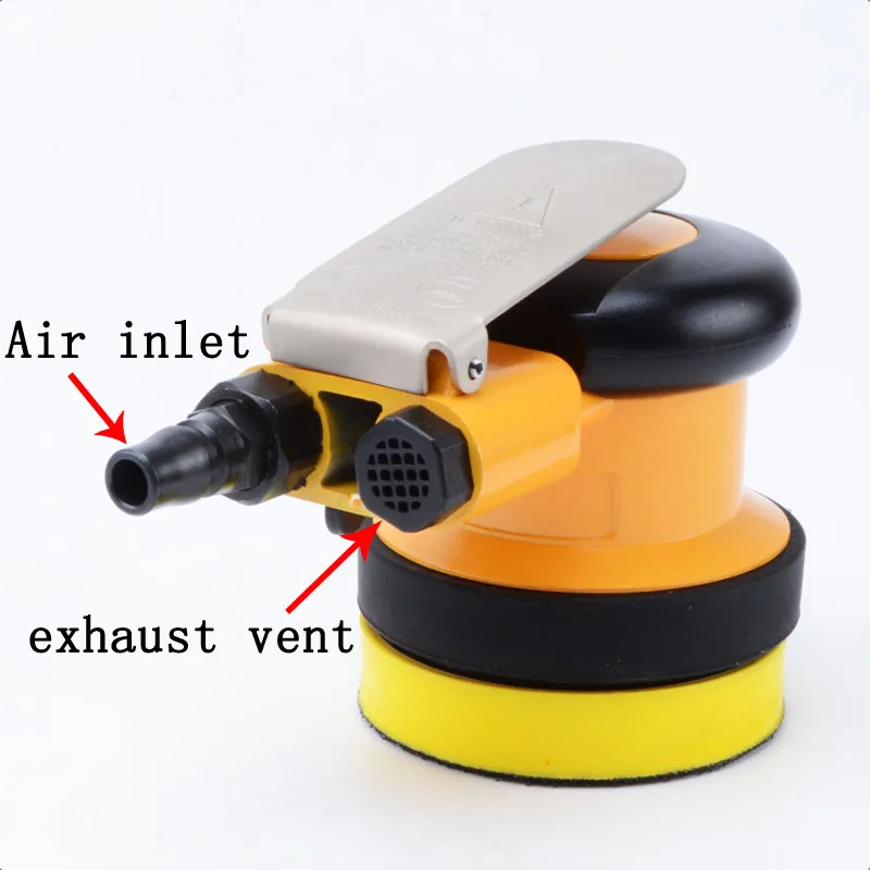 Пневматическая шлифовальная машина 3,4 дюймов, пневматическая шлифовальная машина, воздушный эксцентричный орбитальный шлифовальный станок, автомобильный пневматический шлифовальный инструмент