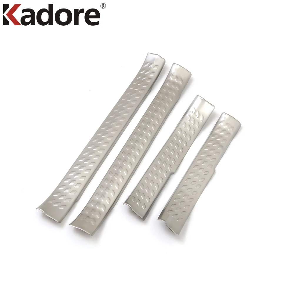 

Stainless Steel Interior Door Sill Scuff Plate Trim Welcome Pedals Cover Protector Car Accessories For Toyota CHR C-HR 2016-2018