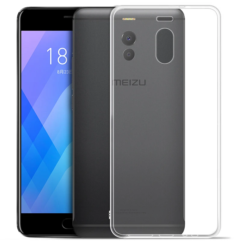 Супер тонкий прозрачный силиконовый чехол для Meizu M6 M5 M6T Note 15 Lite 16th 16 Plus 16X V8 Pro X8