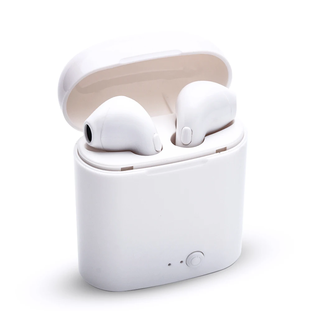 

i7s Bluetooth Headphone Earbuds With Charging Box Stereo Wireless Earphone Headset with Mic For Iphone Samsung Xiaomi Huawei