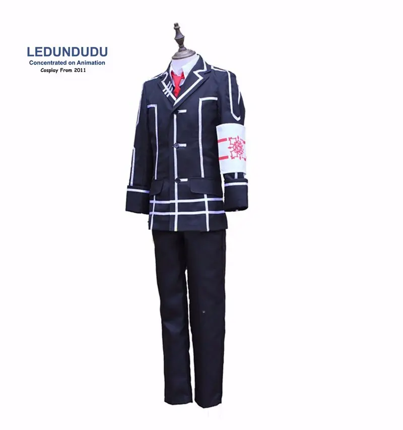 Anime Vampire Knight Cosplay Costumes Zero Kiryu Black Day Class Uniform Men Fancy Party Outfits for Halloween (4)