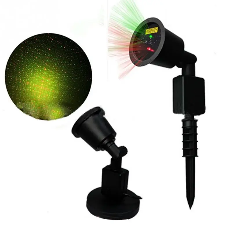 

US/EU Plug Static/Dynamic style Multifunctional Indoor Outdoor Garden Yard Waterproof Landscape Laser LED Moving Projector Light