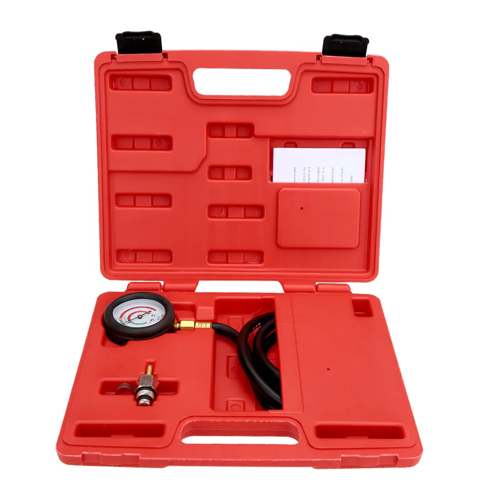 Exhaust Back Pressure Tester Set Pressure Gauge Test Tool Kit Sensorin