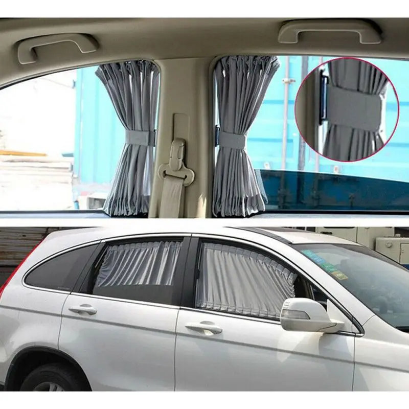 

Car Sunshade Curtain 50X47cm Car Side Window Sunshade Curtains Auto Windows Curtain Sunvisor Blinds Cover Car Styling