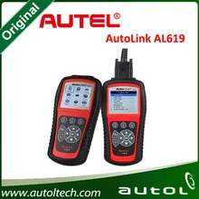 2016 Autel AutoLink AL619 OBDII CAN ABS and SRS Scan Tool Original AL 619 Professional Diagnostic tool