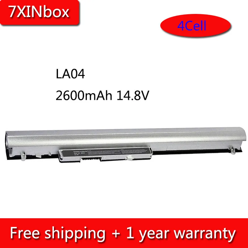 7XINbox 4 ячейки 2600mAh 14 8 V LA04 батарея для HP Pavilion 15 TouchSmart 248 350 340 G1 LA04DF 728460 001 HSTNN UB5N