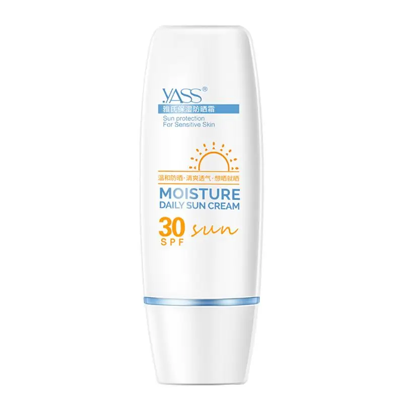 

Moisturizing Sunscreen Cream SPF30 Sun Skin Protection Anti-Aging Waterproof Sweatproof Foundation Base Super Makeup All Seasons