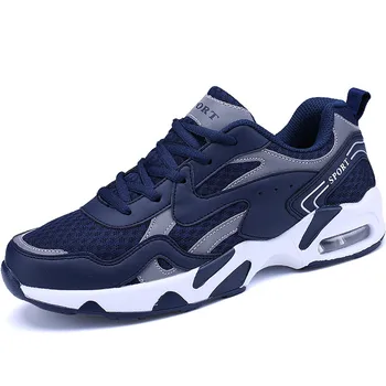 

Blue Male Sports Shoes Air Cushion Mens Running Shoes Man Sneakers Summer Sport Shoes Men 2019 Trainer Krasovki