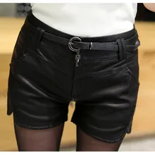 SWREDMI женская одежда модные кожаные шорты новые узкие шорты в повседневном стиле весенне-летняя одежда