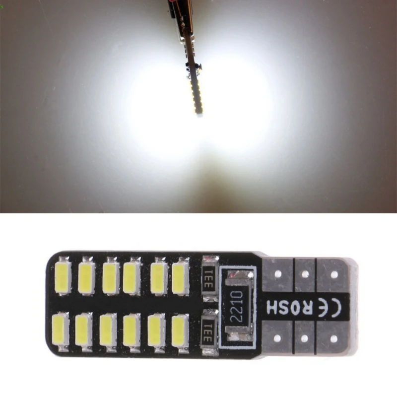 10pcs/set T10 canbus led 24led 3014smd t10 Led Canbus Car Smd Light w5w 194 24smd Bulb New | Автомобили и мотоциклы