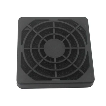 

ETCS-Hot 2 Pcs Black Plastic Square Dustproof Filter 40mm PC Case Fan Mesh