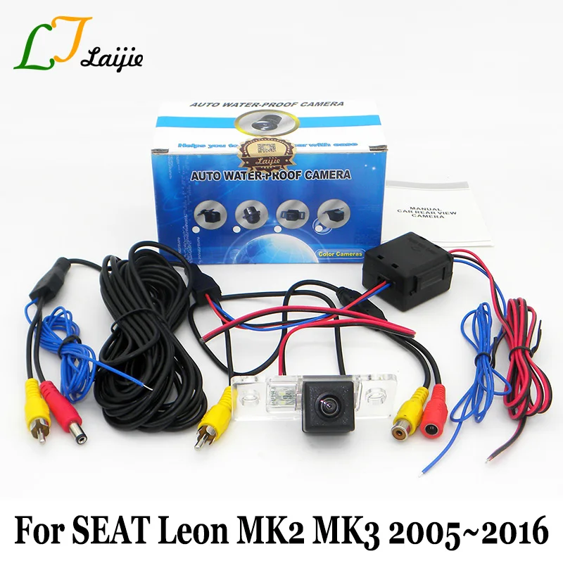 Автомобильная камера заднего вида для сиденья Leon 1P 5F MK2 MK3 2005~ /с реле мощности HD широкоугольный объектив/Автомобильная камера заднего вида