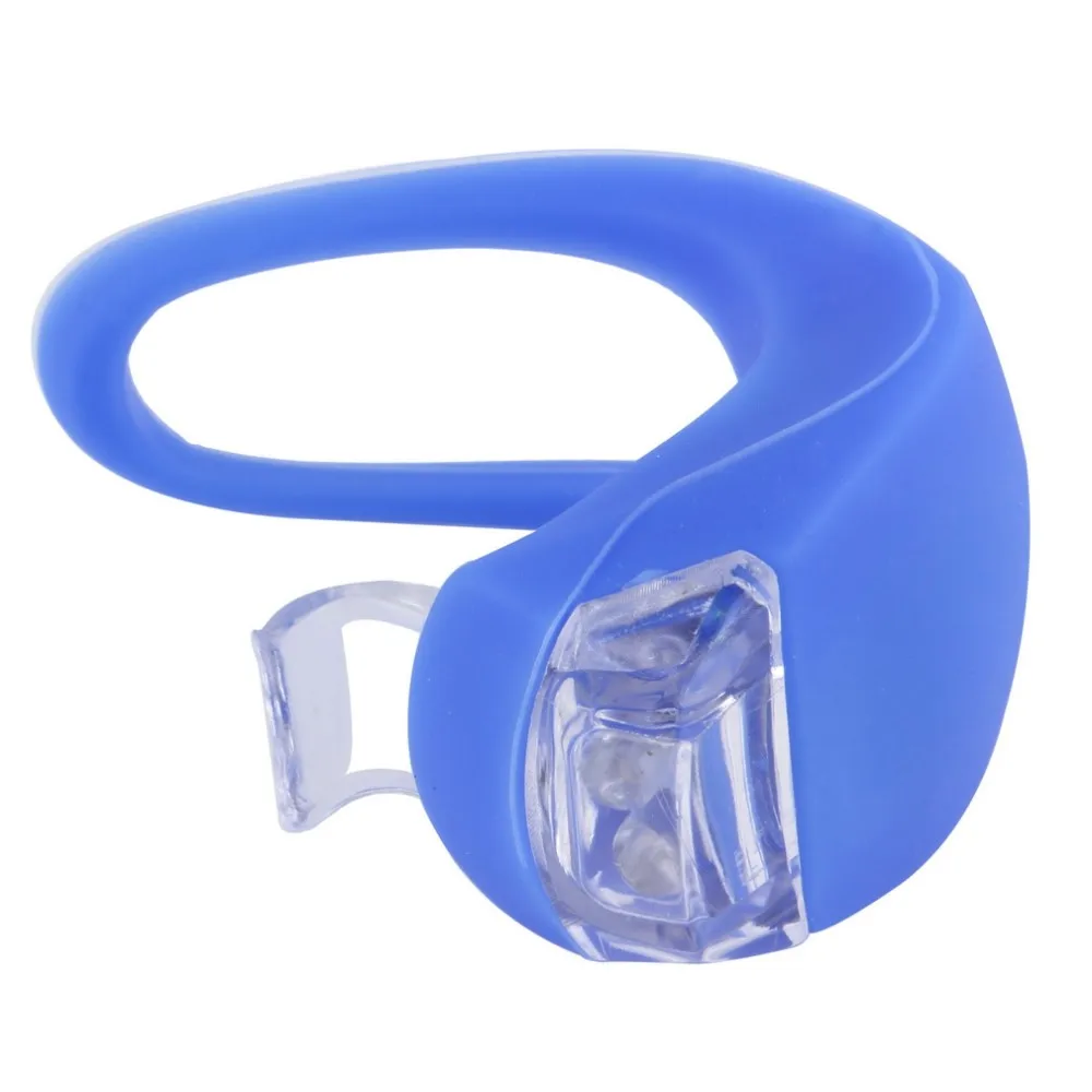 Sale 1 pc Waterproof Silicone LED Bike Bicycle Cycling Head Front Rear Wheel LED Flash Light Lamp with LR1130 battery Newest 16