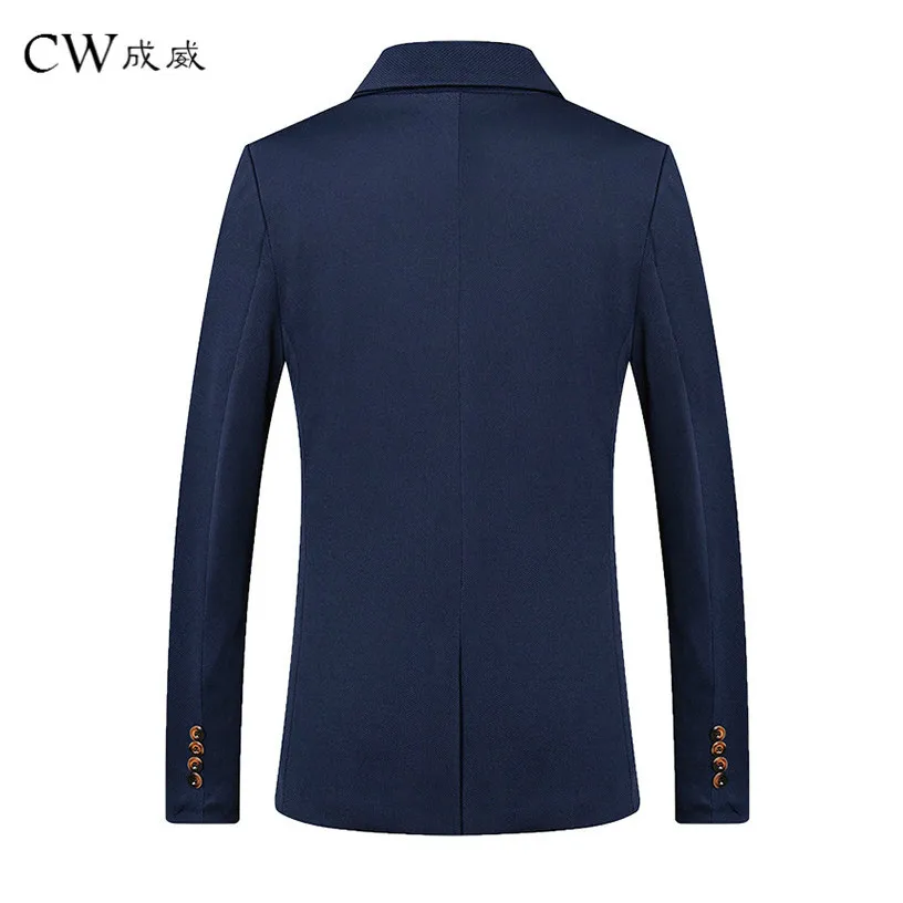 CW Brand Clothing Blazer Men 2019 One Button Men Blazer Slim Fit Costume Homme Suit Jacket Masculine Blazer M-5XL Tuxedo Dress
