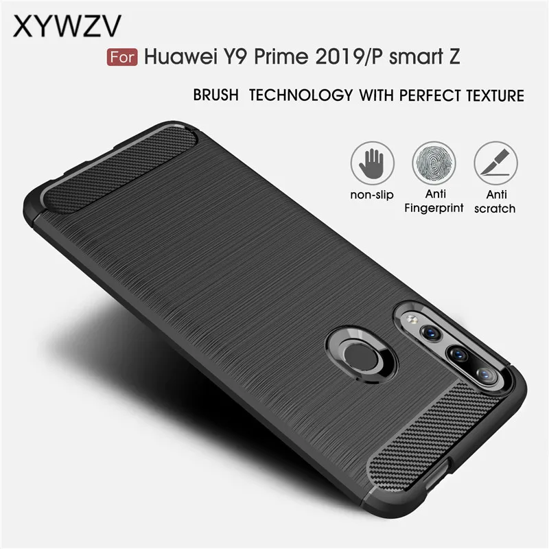 

For Huawei P Smart Z Case Armor Protective Soft TPU Silicone Phone Case For Huawei P Smart Z Back Cover For Huawei P Smart Z