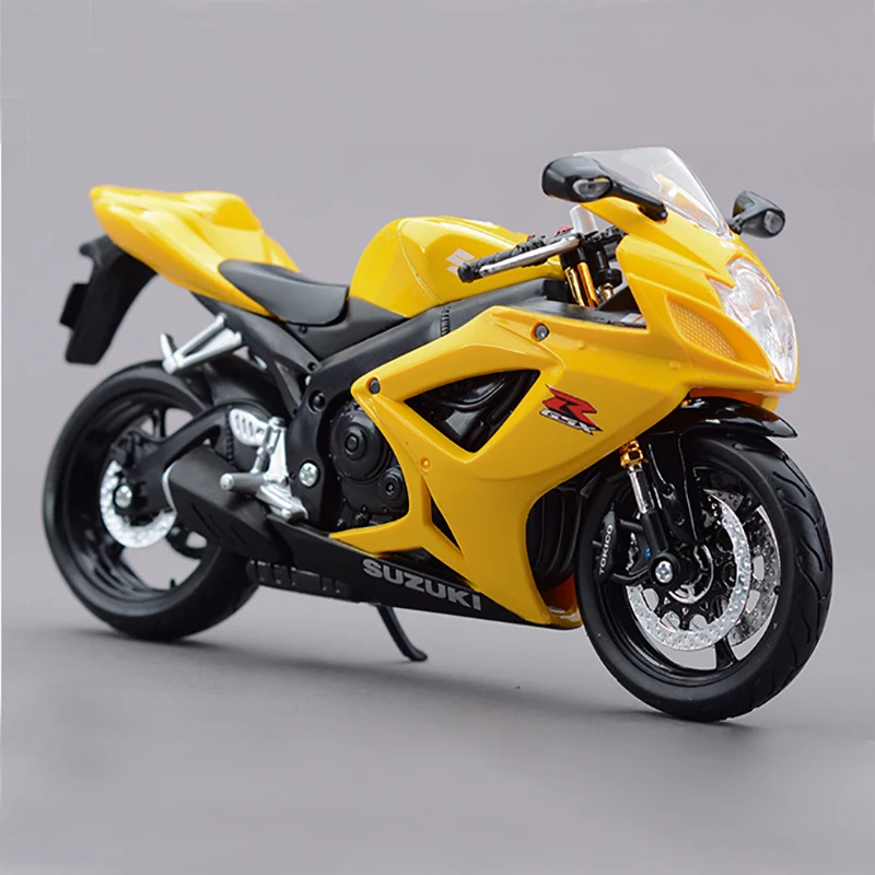 Модель мотоцикла MAISTO SZK GSX R600 масштаб 1:12 литый под давлением металлический