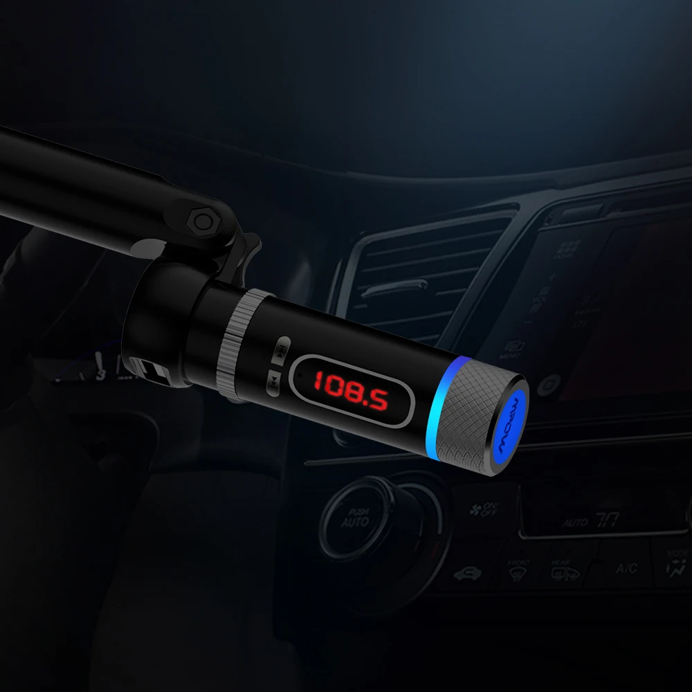 Беспроводной Bluetooth fm передатчик Mpow MBT20 встроенный Чипсет CSR Handsfree адаптер для