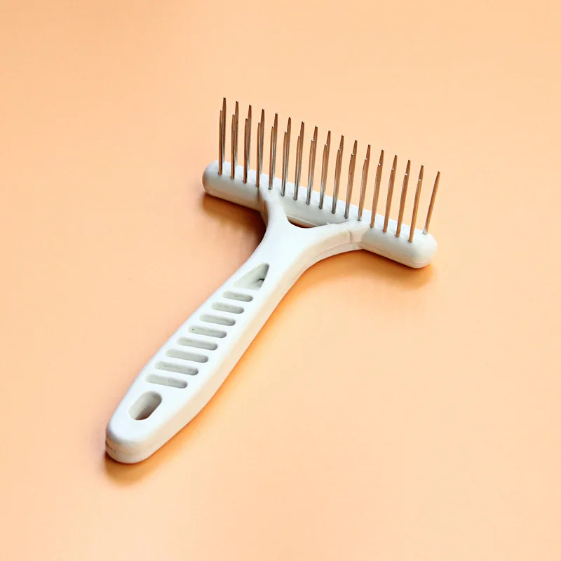 

AHUAPET Cat Dog Grooming Supply Cat Comb Pet Products For Cats Brush Corner Cat Grooming Brush Comb Clean Tool Chihuahua Brush E