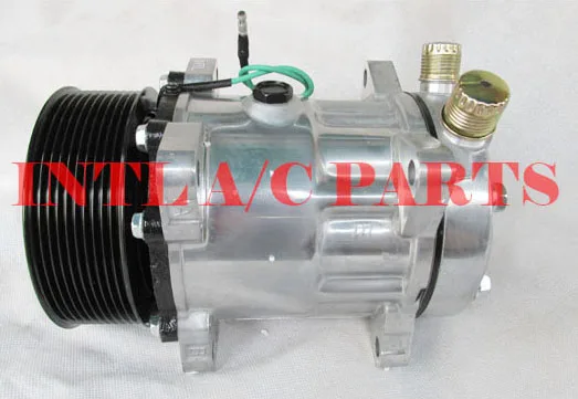 SANDEN 8035 S8035 03129547 3129547 7H15 7S15 709 SD709 SD7H15 auto ac compressor for CASE truck 10pk (1)