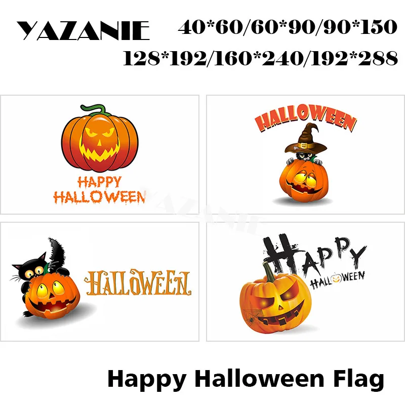 6-0 Happy Halloween Flag 1