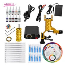 Профессиональный тату ротатива поддержка тату профессиональный полный мотор лайнер шейдер и набор