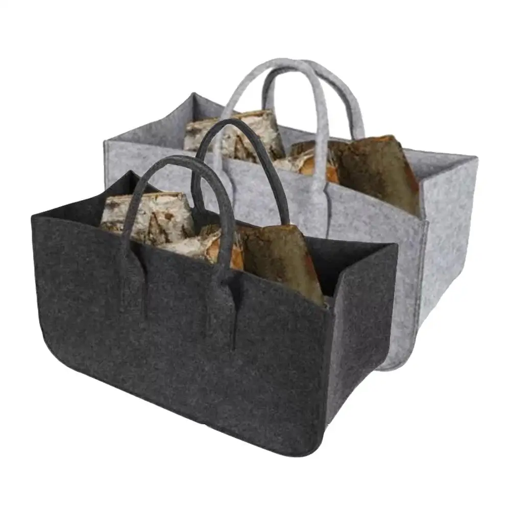

New Fashion Felt Purse Handbag Large Capacity Tote Organizer Storage Basket Bag