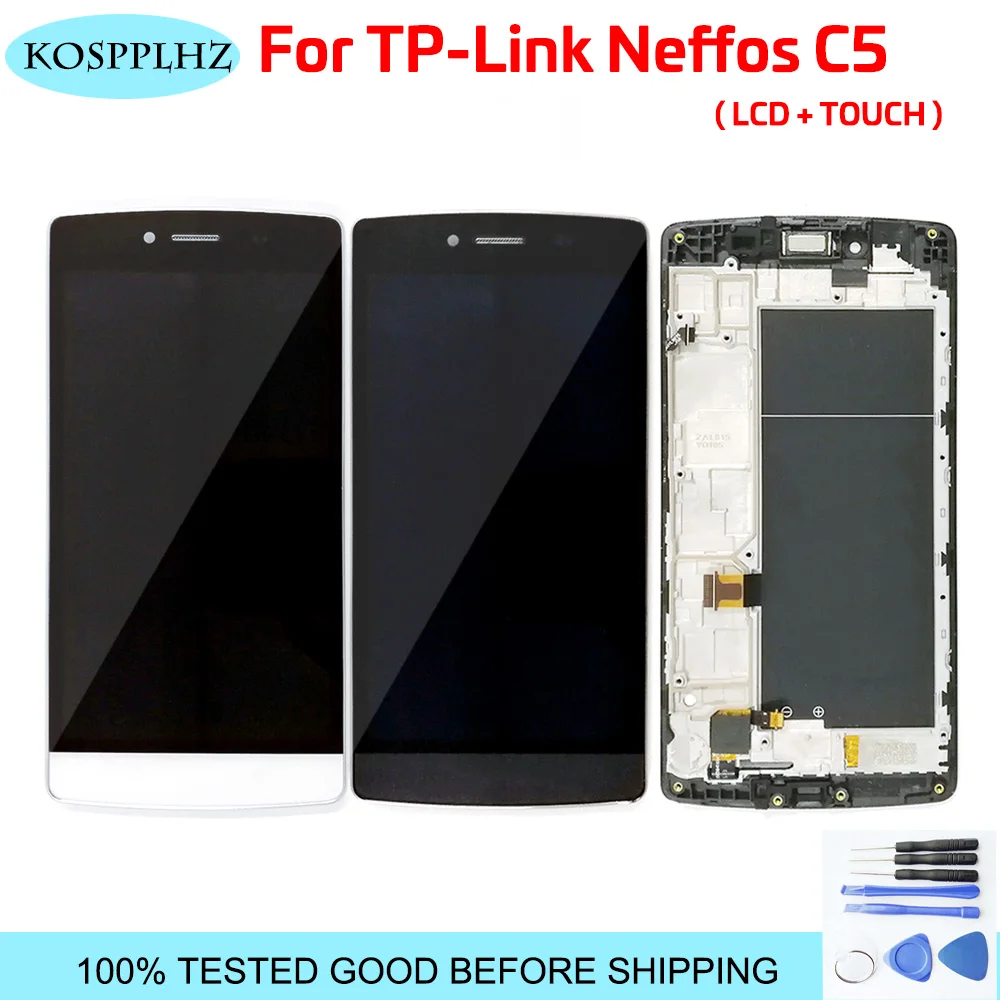 

5.5" Original For TP-Link Neffos C5 TP702A TP702B TP702C LCD Display Touch Screen Digitizer Replacement TP-Link C5 LCD + Tools