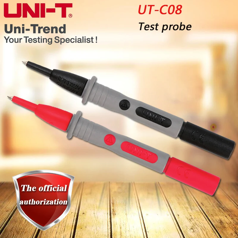 

UNI-T UT-C08 test probe fully insulated, with a pen with a jacket, straight probe universal test table pen