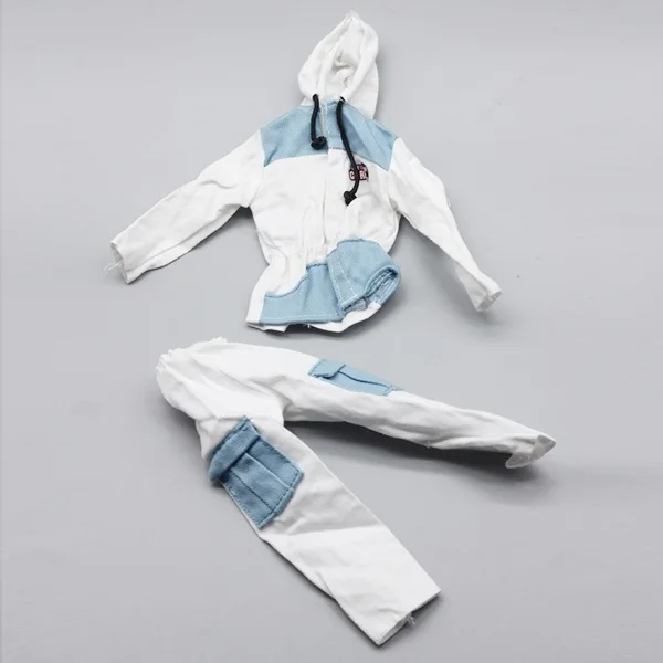 Один набор кукла принца повседневная одежда ручной работы модные солдатские наряды для 1/6 мальчика firend куклы Кен игрушки W010 - Цвет: White