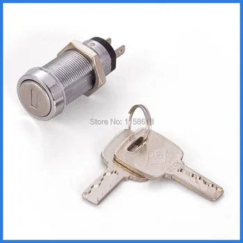 

5 pieces 32mm waterproof dustproof keyed alike electric door switch lock slot machine lock
