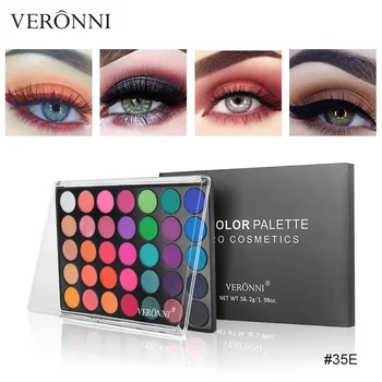 

35 Colors professional Eyeshadow Pallete the shadows palette of shadows make up palette palette of shades eye shadow bright